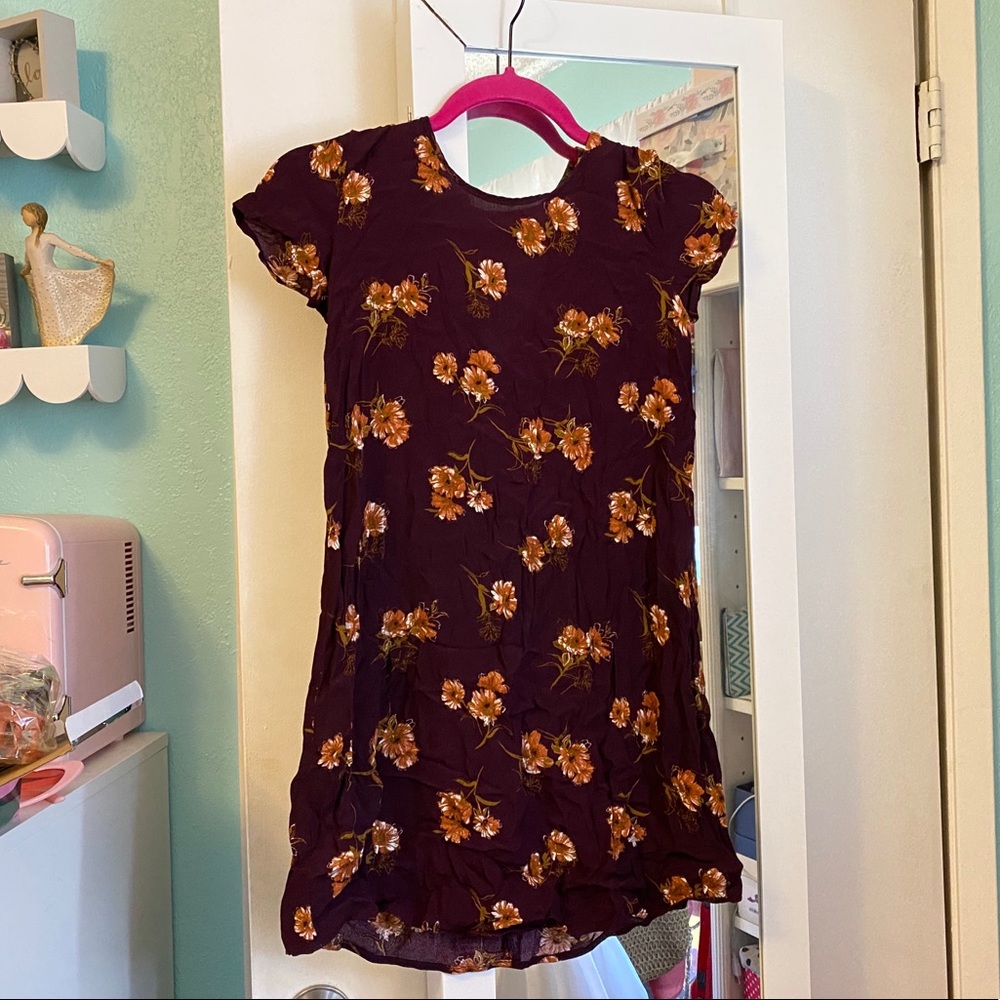 Burgundy Tshirt Dress